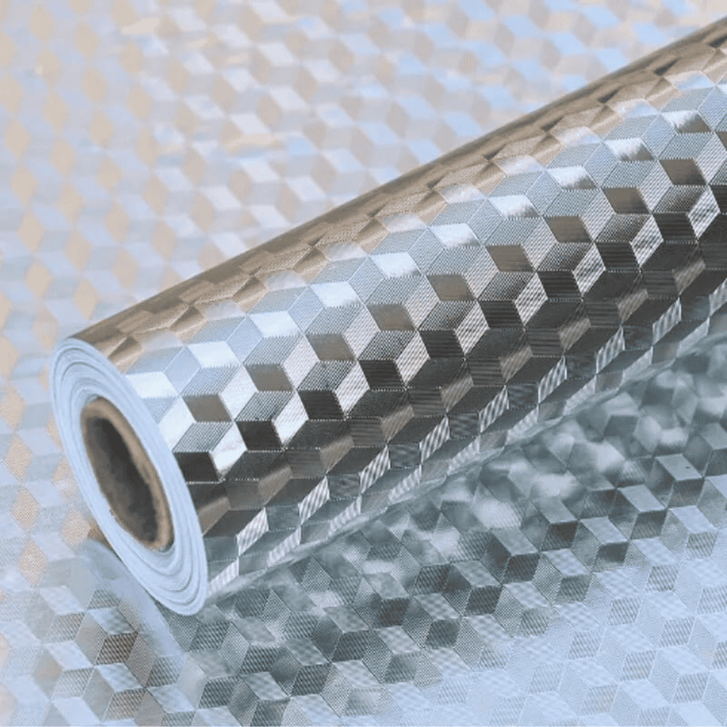 Silver Aluminium Foil / Kitchen Table Top Liner