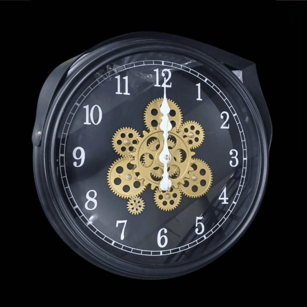 Rotating Moving Gear Wall Clock