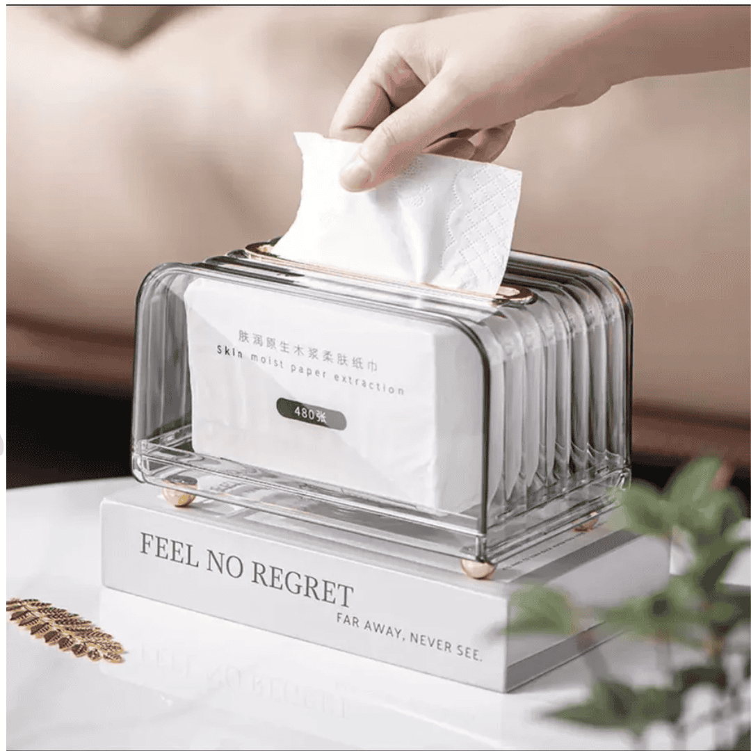 Luxury Clear Serviette Holder