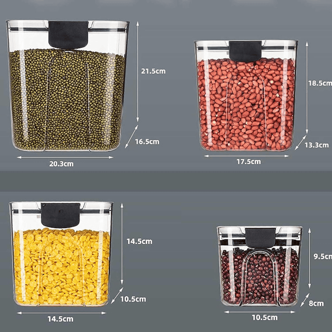 4 Pcs Airtight Food Storage Container Set