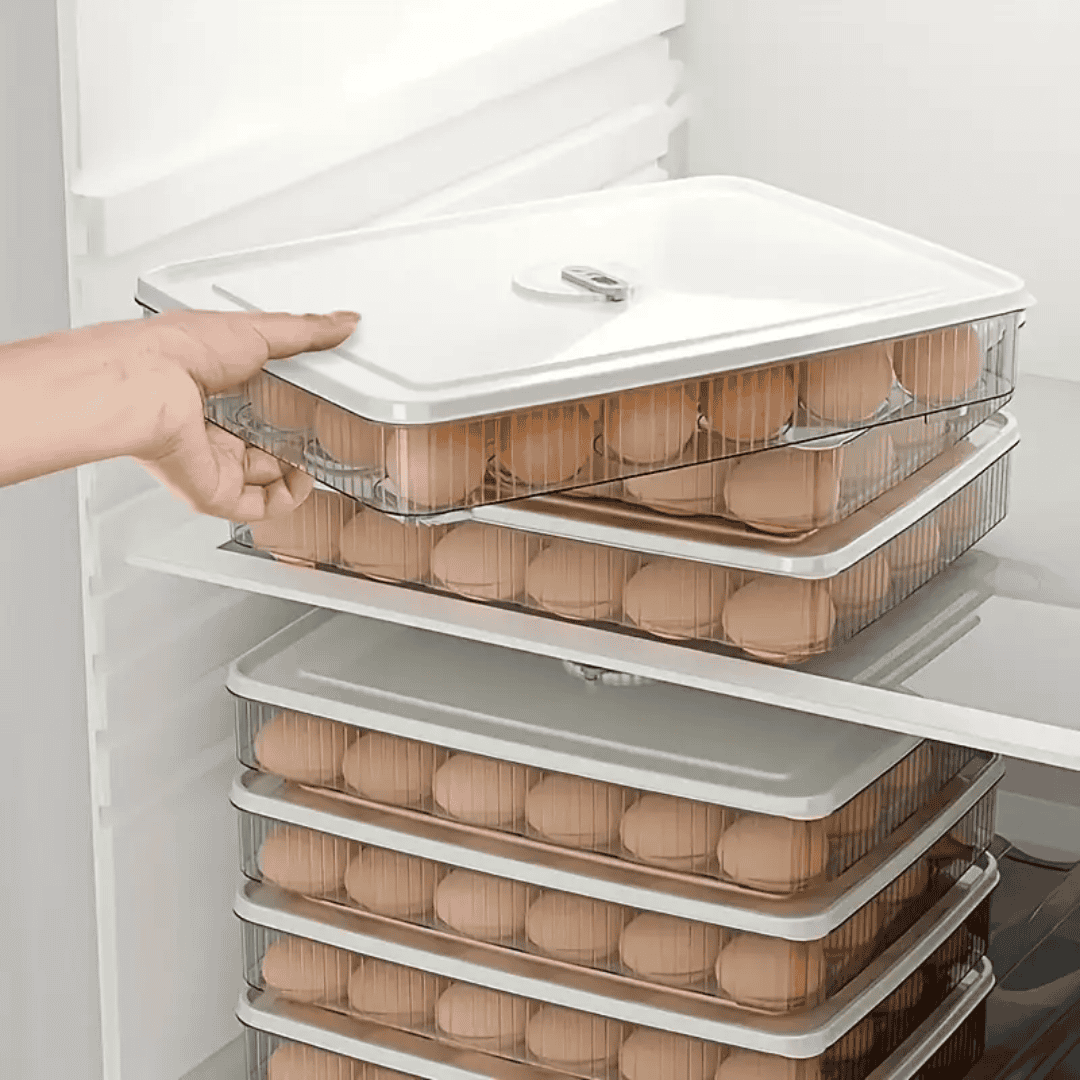 24 Grid Egg Holder with Lid