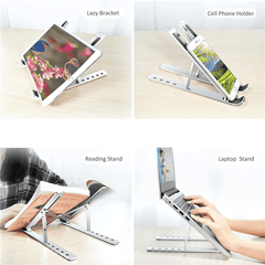 Metallic Adjustable Laptop Stand