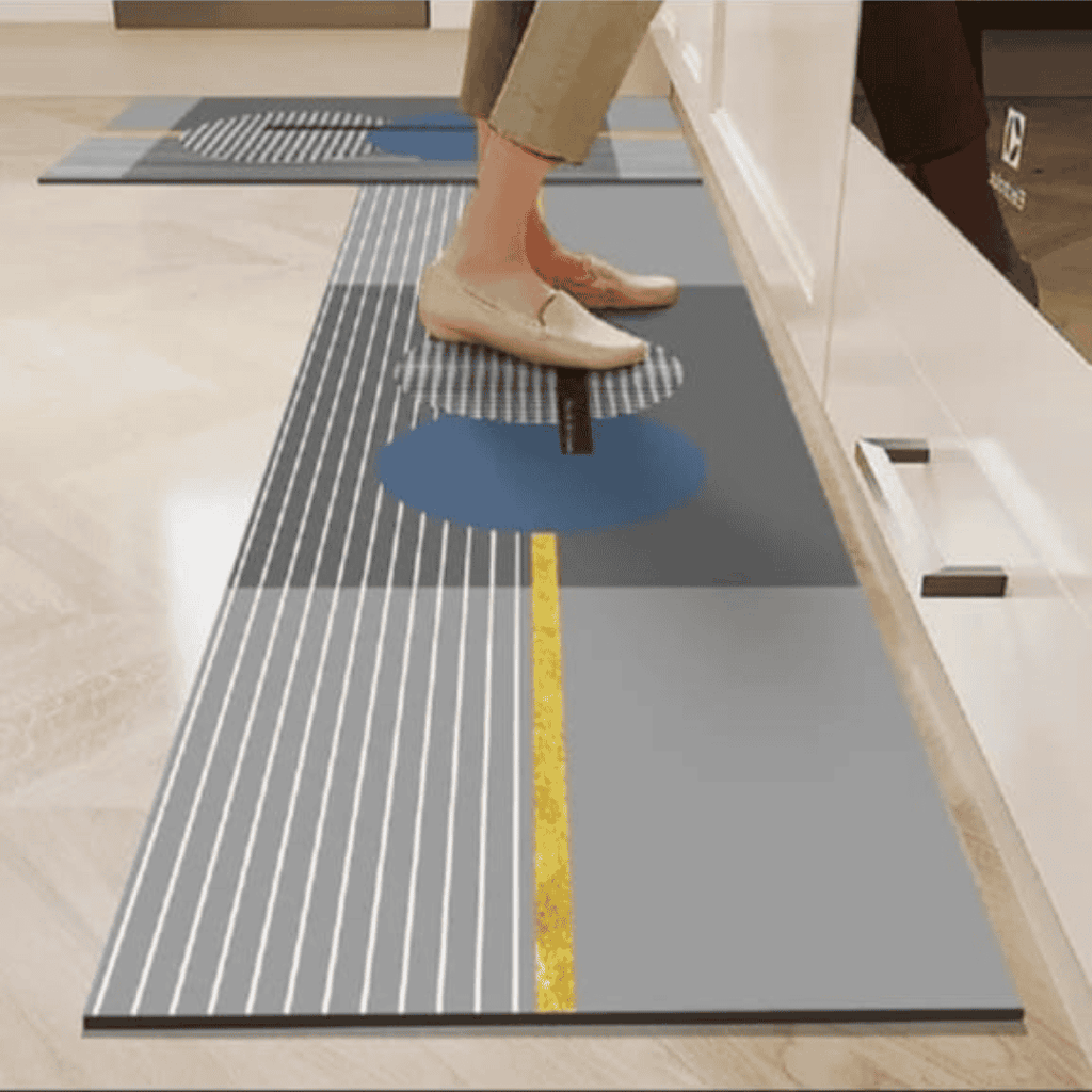 2 in 1 Big Size Anti-Slip Rubber Kitchen Mat