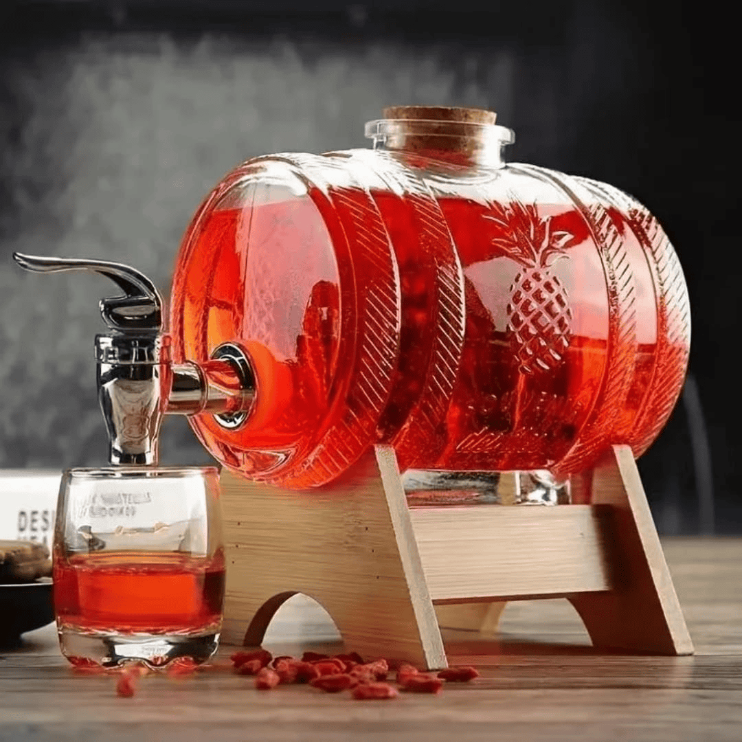 5L Wine Barrel Beverage Dispenser