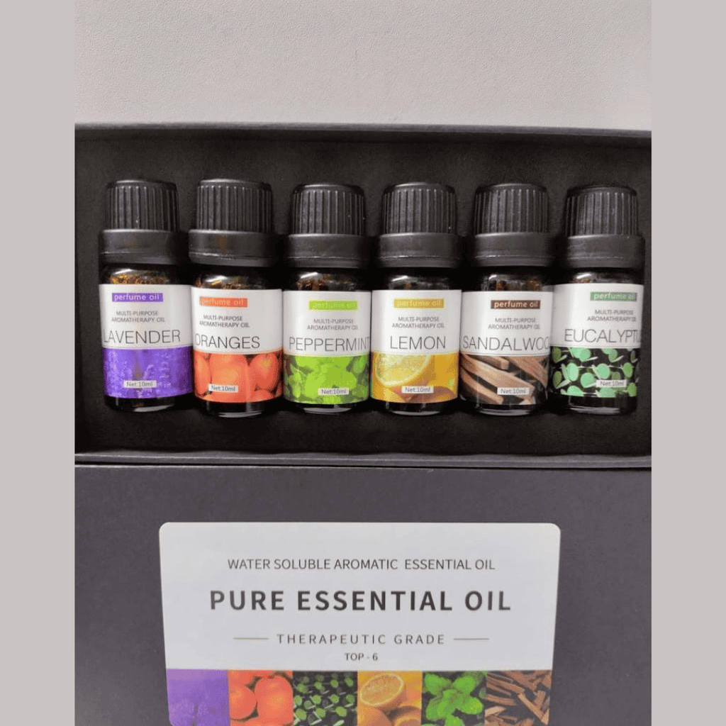 6pc Set 100{2065b22fa491b266a992e40606aaf4f3b30023166bdd0a41802df372cc64f91d} Pure Natural Aromatherapy Essential Oils