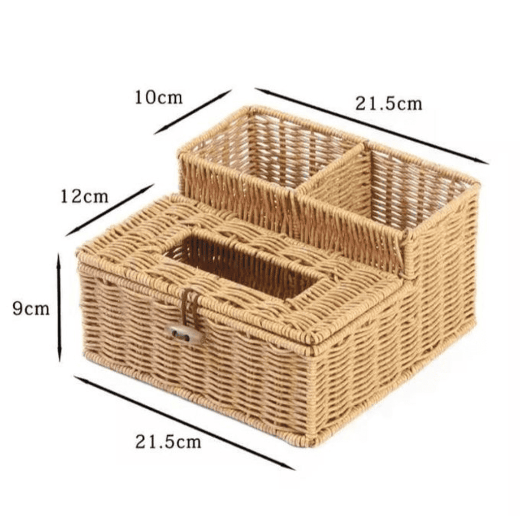 3-Slot Storage Organizer with Serviette Holder