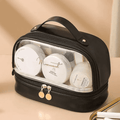 Double Layer Cosmetic Toiletry Travel Bag