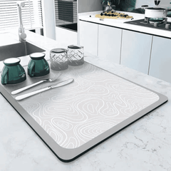 Super Absorbent Nonslip Drain Dish Drying Mat