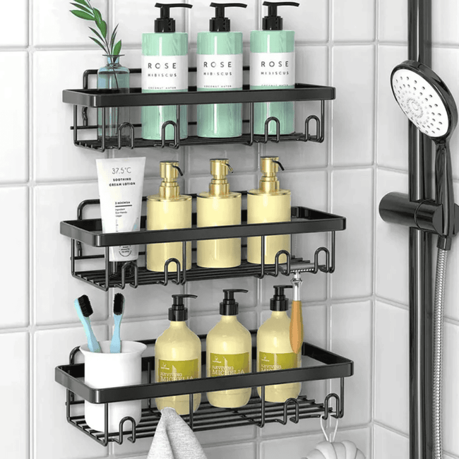 6pcs Set Shower Caddy Shelf/Bathroom Organizer