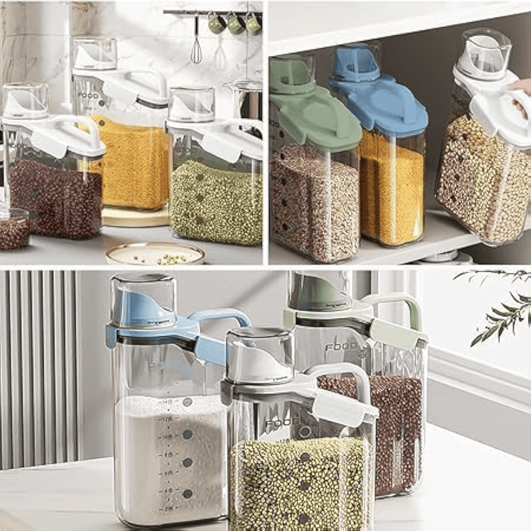 Acrylic Airtight Cereal Container