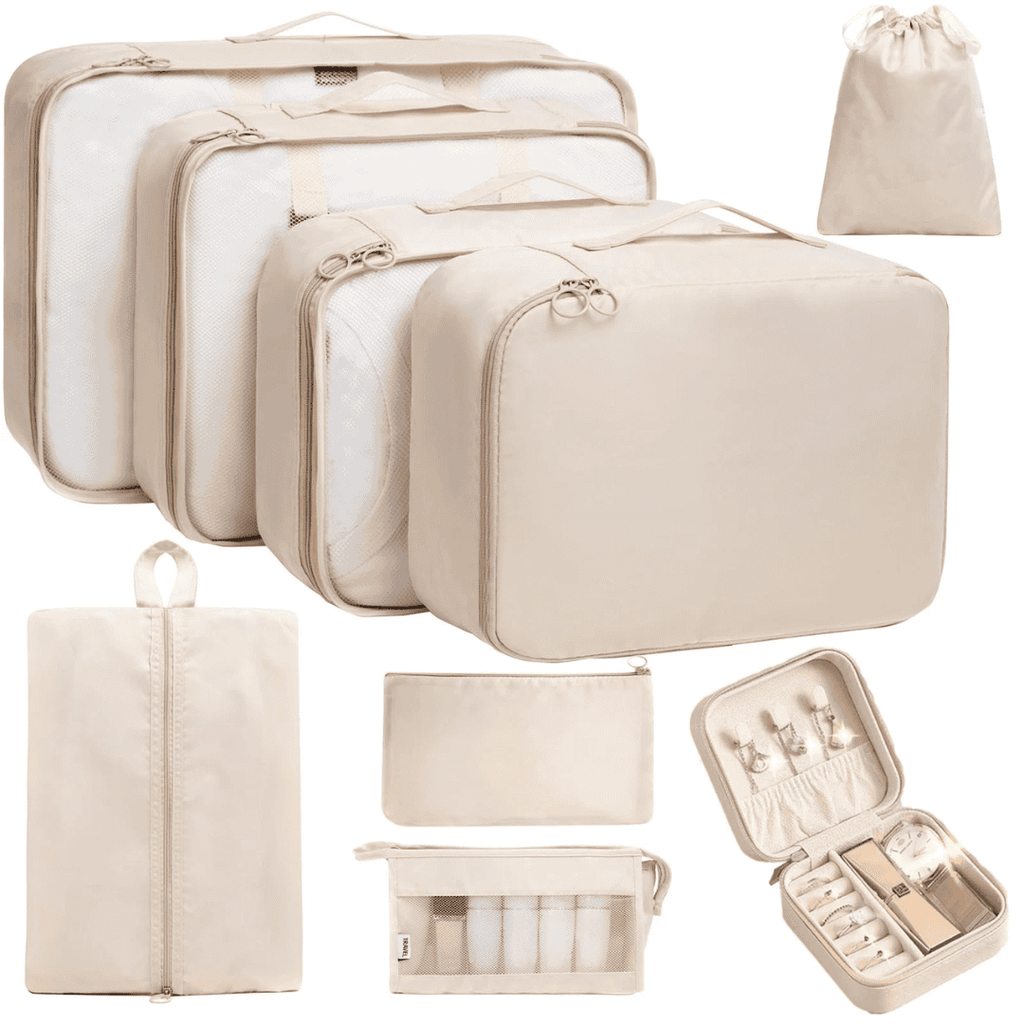 9pcs Luggage Travel Organizers for Suitcase