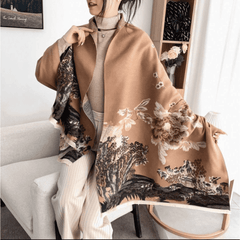 Floral Print Scarf for Women