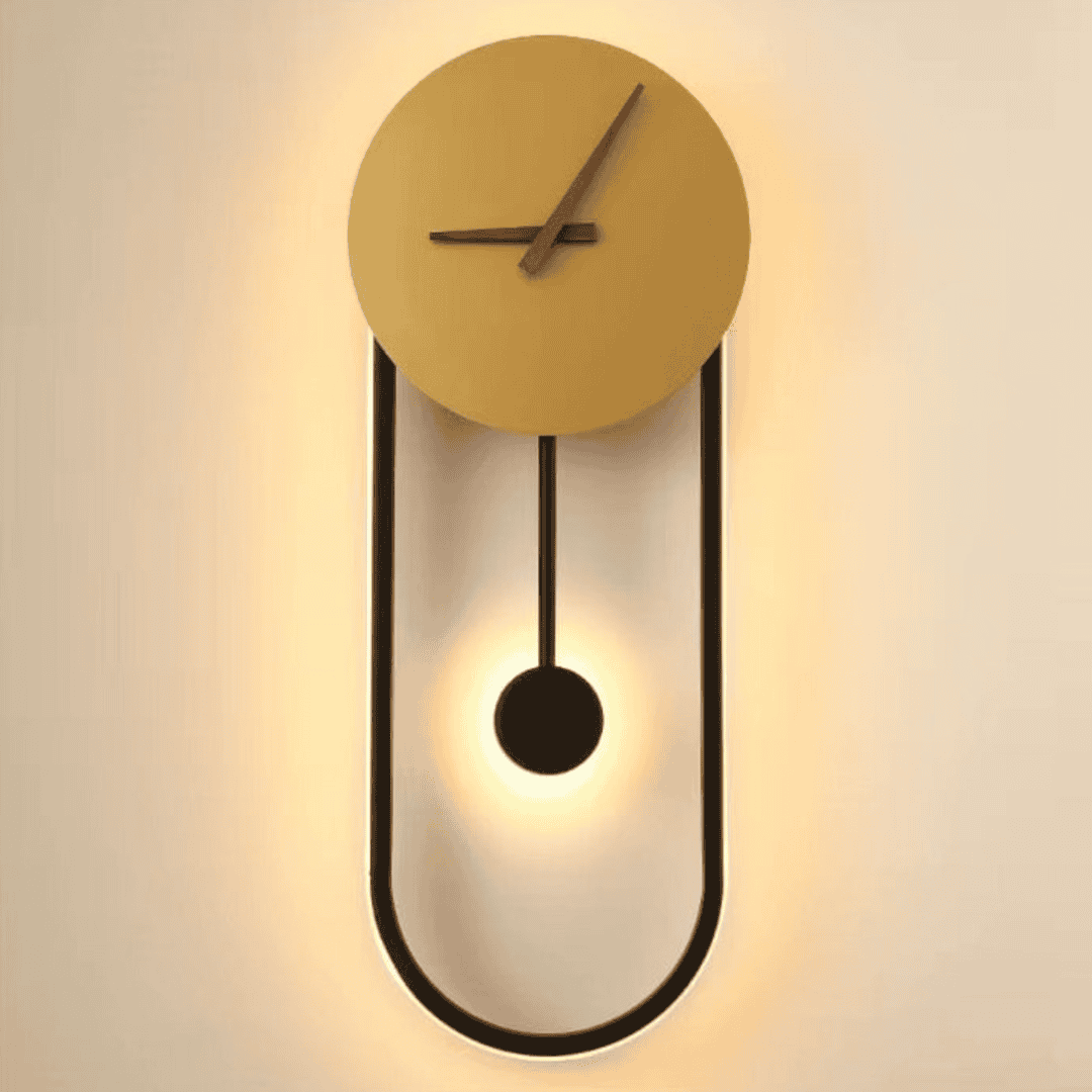 Minimalist Wall Lamp LED Wall Clock Lamp