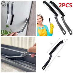 2pcs Hard Bristle Crevice Cleaning Brush