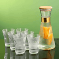 Clear Glass 7Pcs Water Set