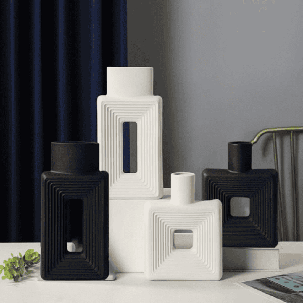 2Pcs Decorative Vase Set