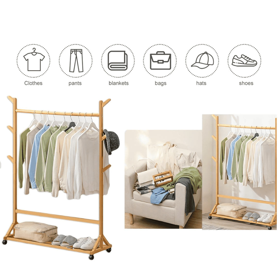 Bamboo Cloth Rack