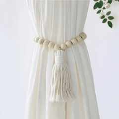 Wooden Beads Curtain Tie Backs