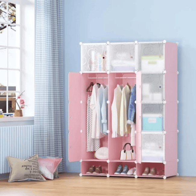 3-Column Plastic Wardrobes