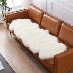 Rabbit Faux Fur Bedside Throw Carpet