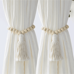 Wooden Beads Curtain Tie Backs