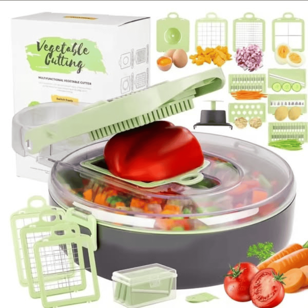 9Pcs Vegetable Chopper Cutter