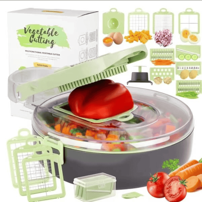 9Pcs Vegetable Chopper Cutter