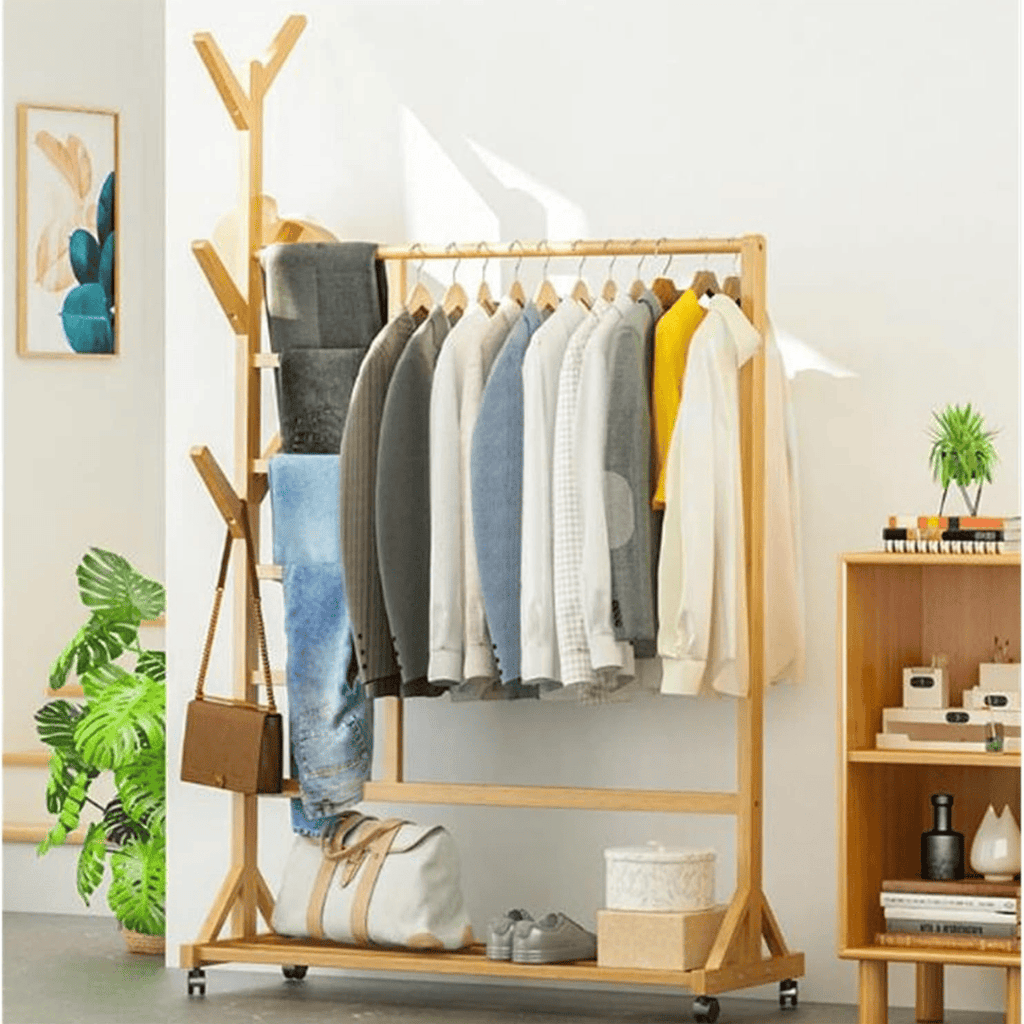 Bamboo Cloth Rack