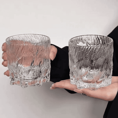 6Pcs Heavy Borosilicate Whiskey Glass