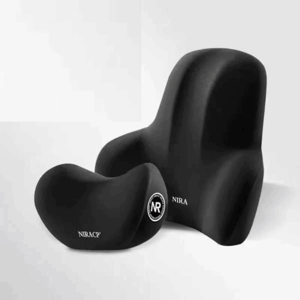 Set of 2 Memory Foam Lumbar Head Support