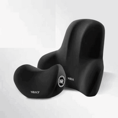Set of 2 Memory Foam Lumbar Head Support