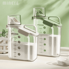 Storage Containers with Measuring Cup