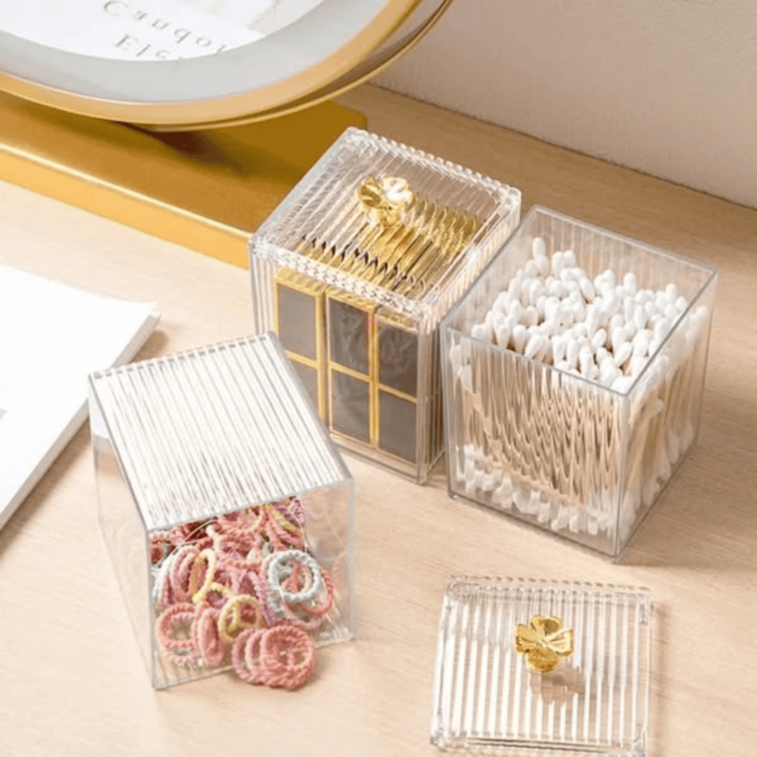 Single Multifunction Makeup Cotton Pad Storage Box