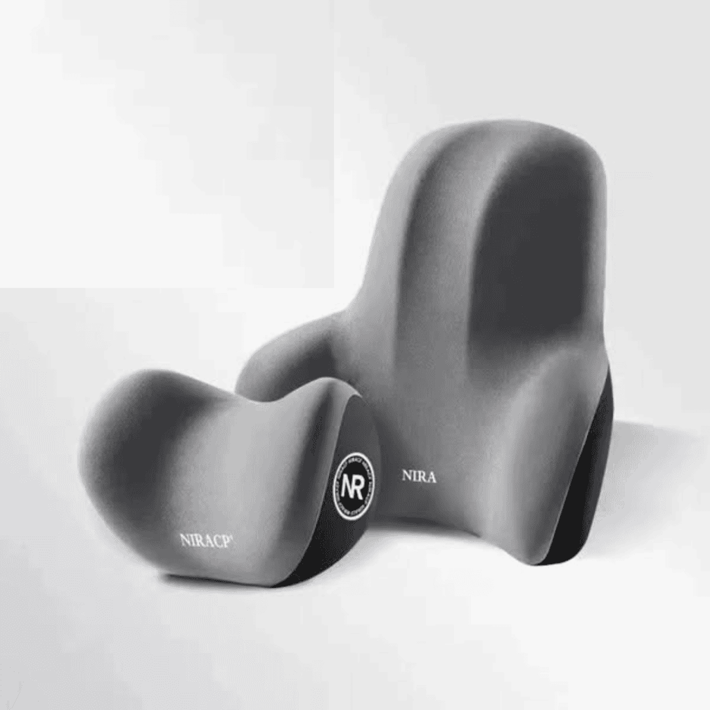 Set of 2 Memory Foam Lumbar Head Support