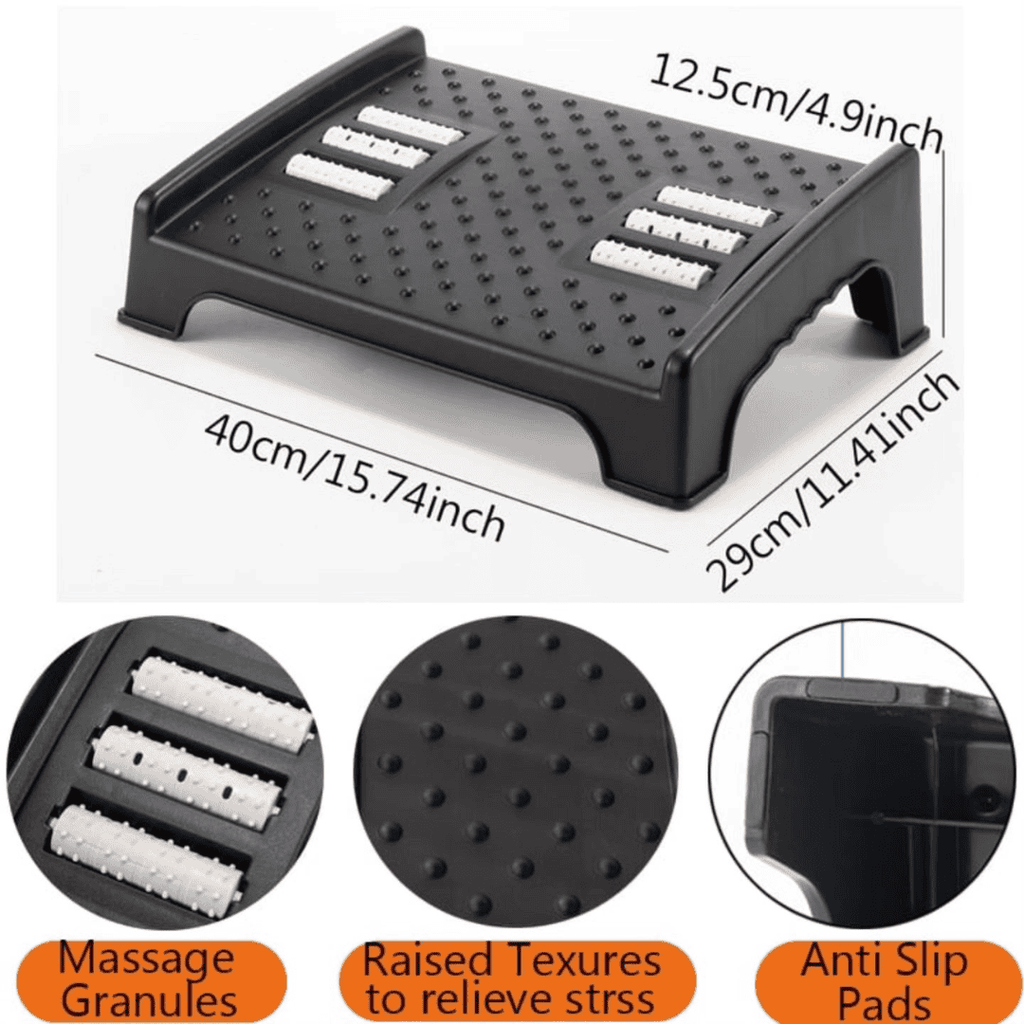 Nonskid Foot Rest Toilet Stool for Rest and Pain Relief