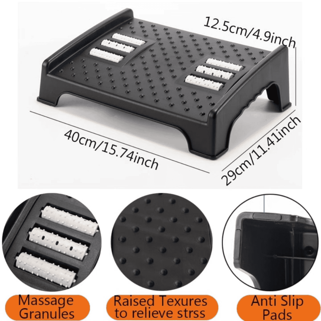 Nonskid Foot Rest Toilet Stool for Rest and Pain Relief