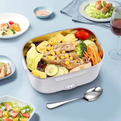 Electric Lunch Box with Metallic Inner