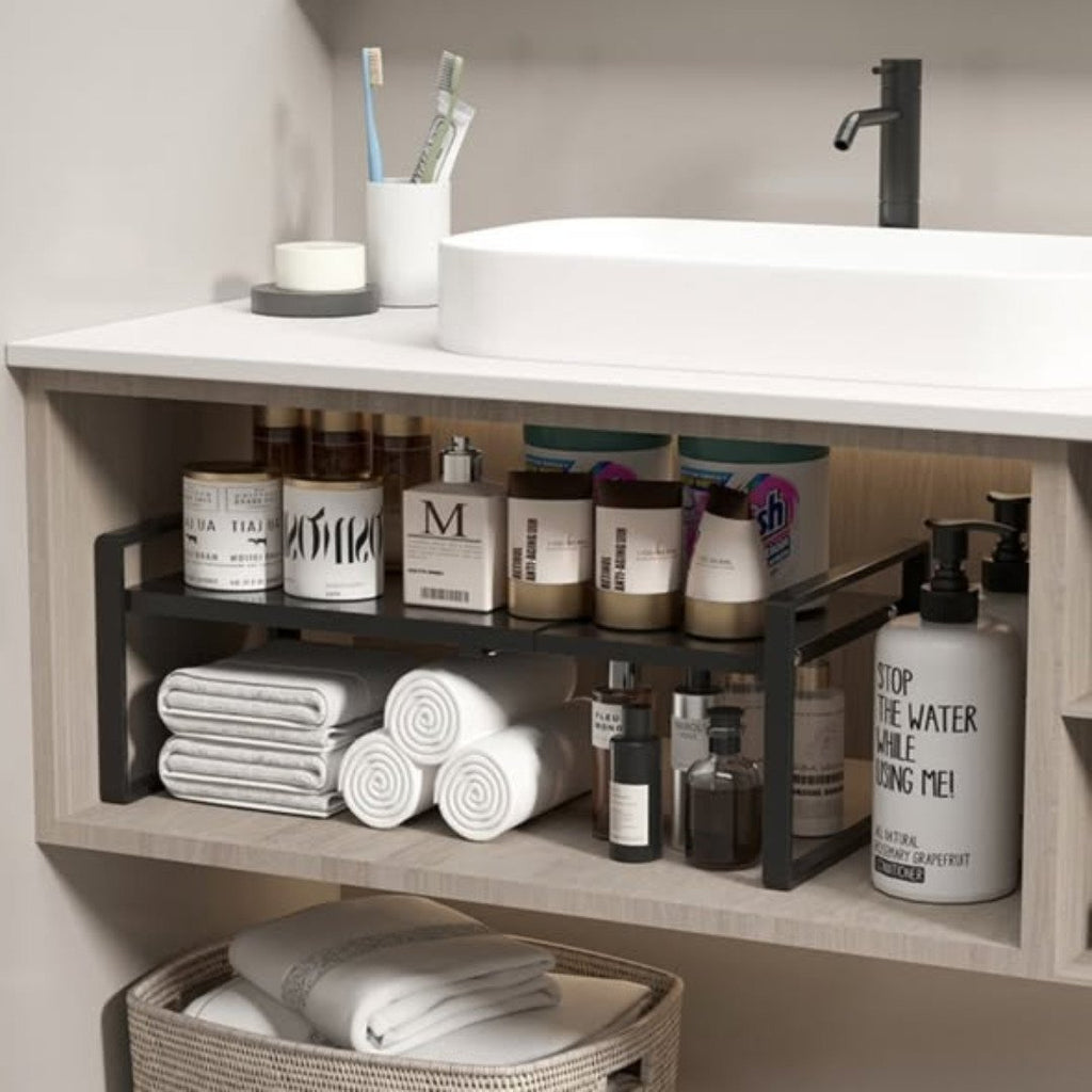 Expandable storage rack