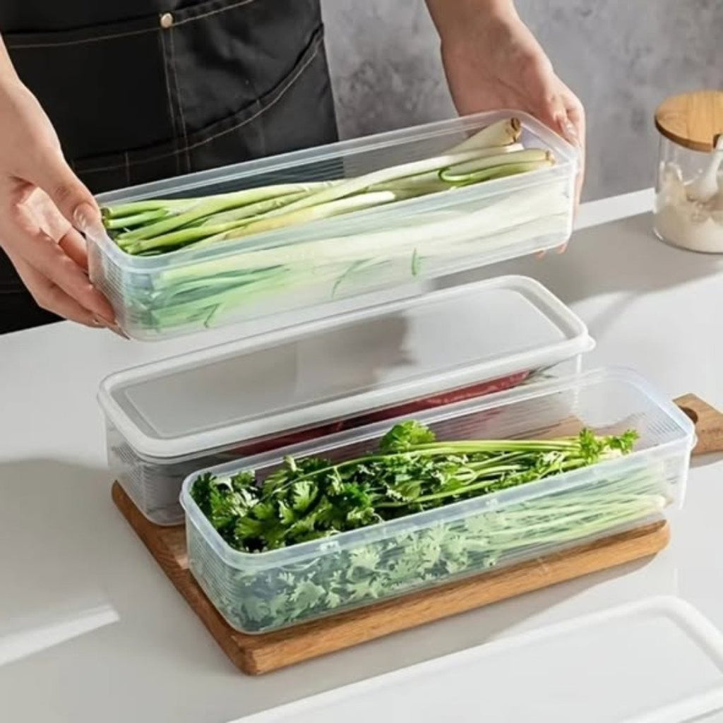 Refrigerator herb storage boxes