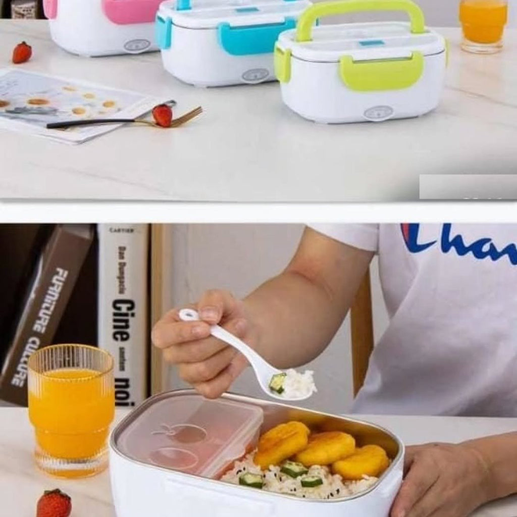 Electric Lunch Box with Metallic Inner