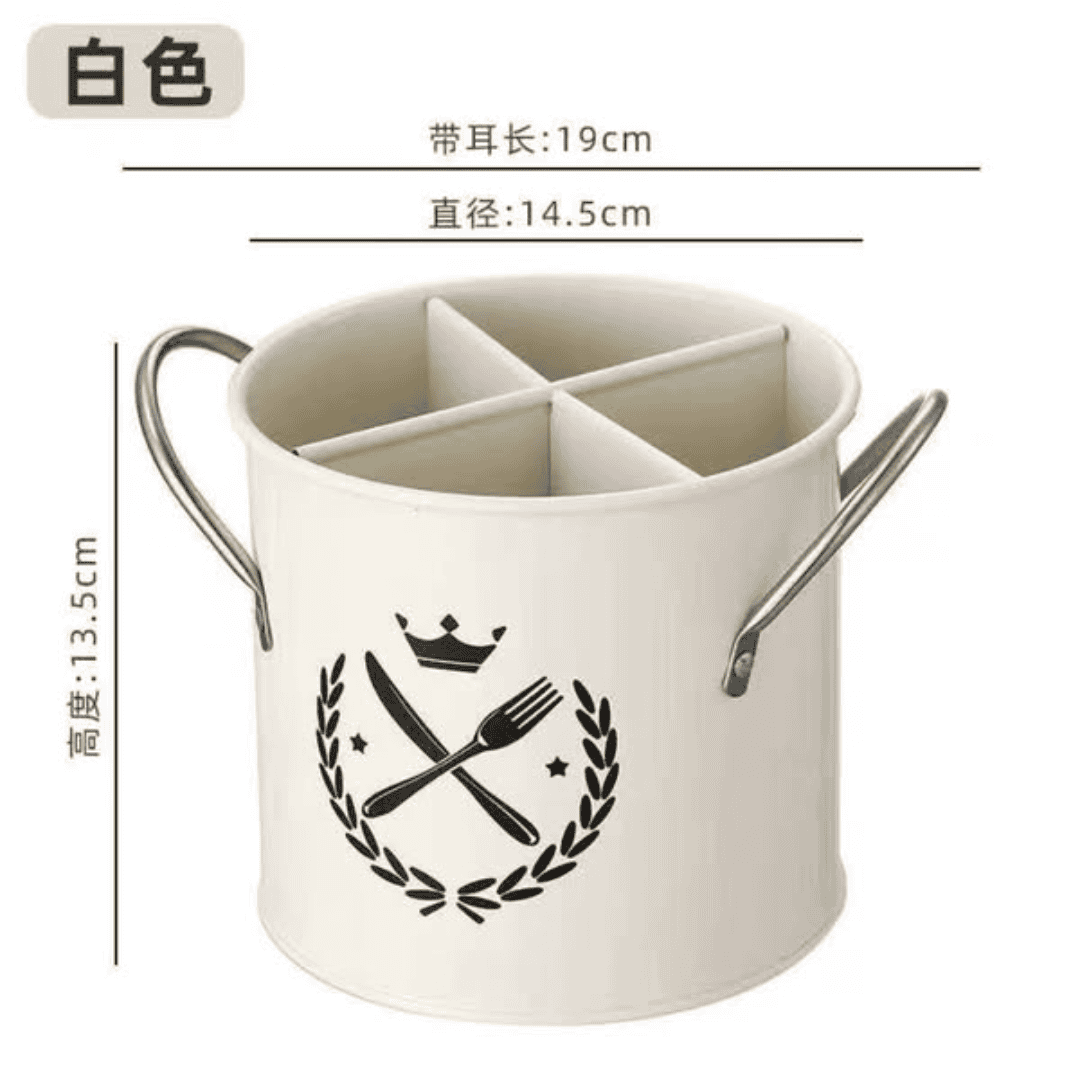 Alloy Cutlery Holders with Partitions