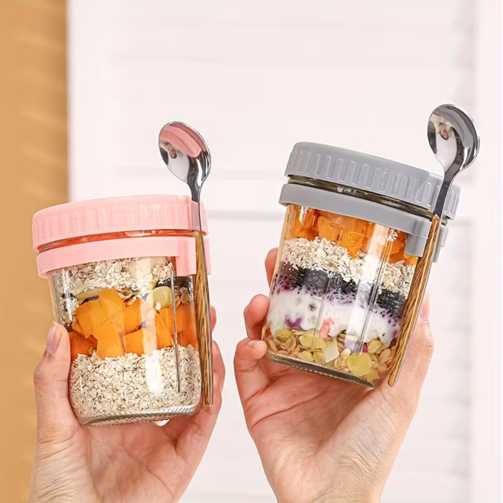 4pcs set oats jars