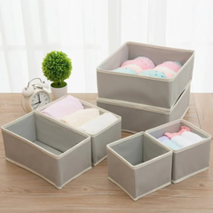 6pcs/1set Underwear Storage Box