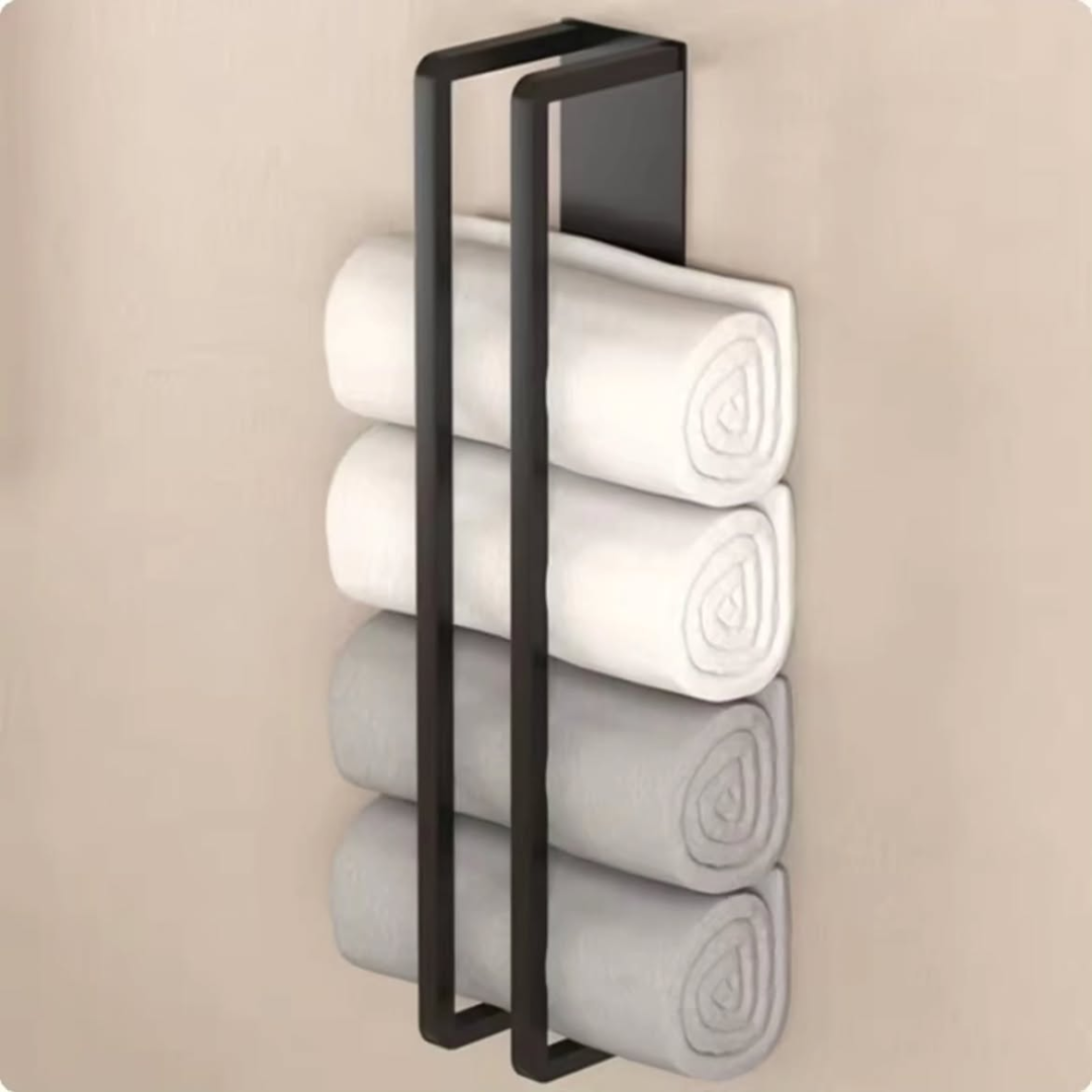 Wall-Mounted Towel Storage Rack