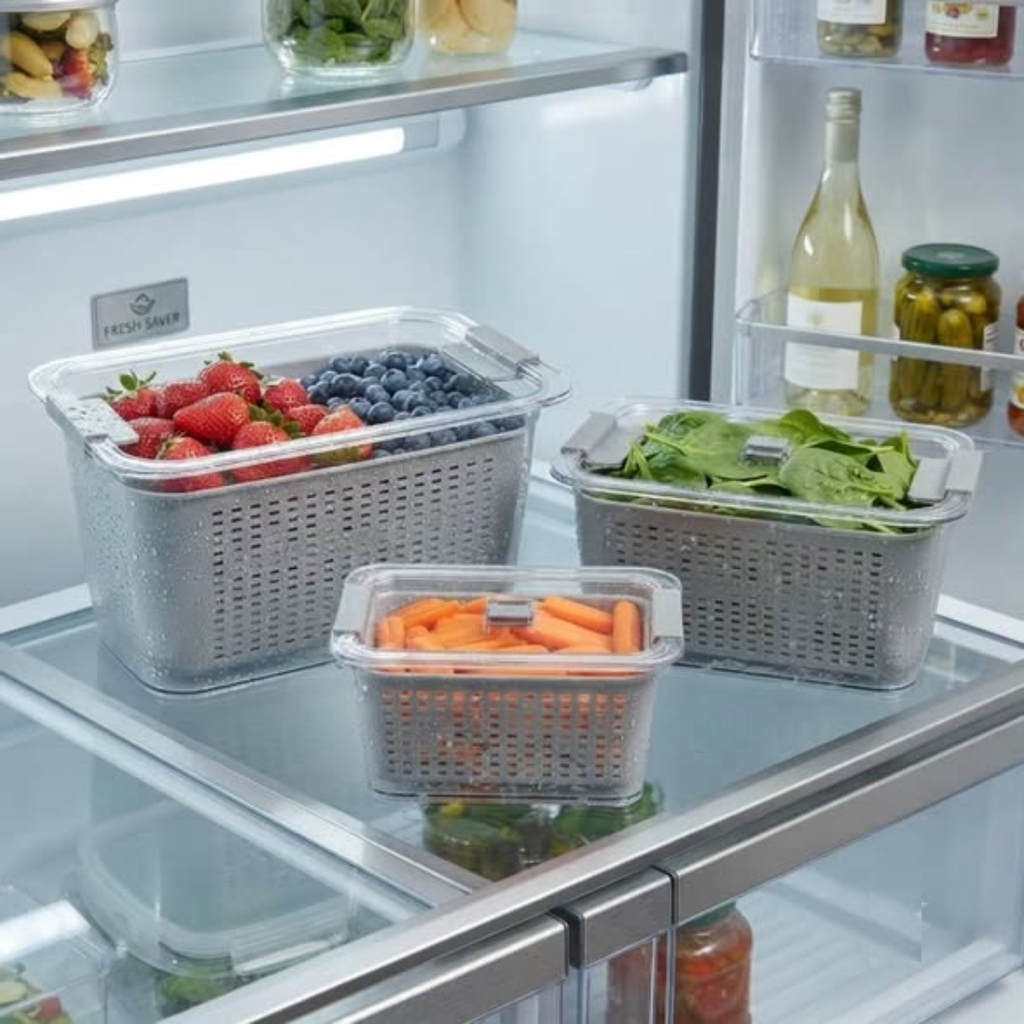 3-Piece Fresh Food Storage Container Set