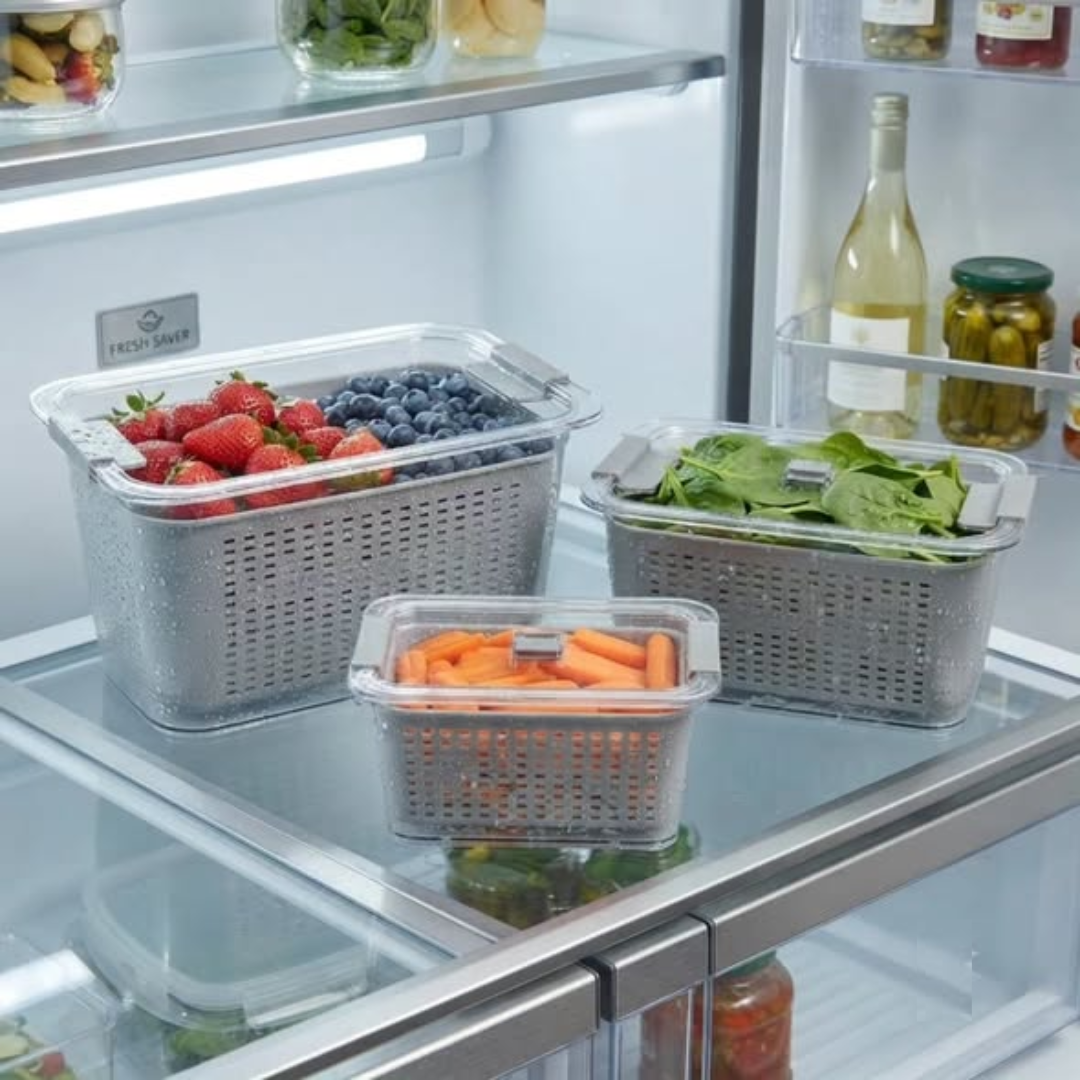 3-Piece Fresh Food Storage Container Set