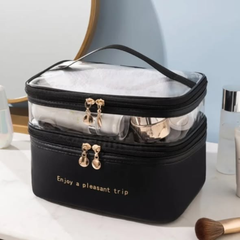 Double Layer PVC Cosmetic Bag