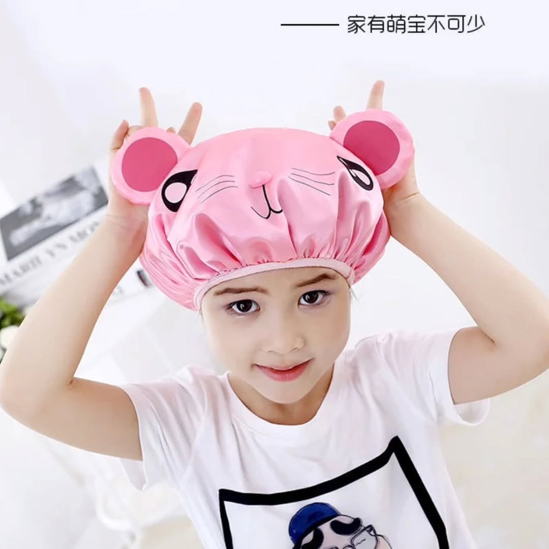 Kids Cartoon Waterproof Bath Cap