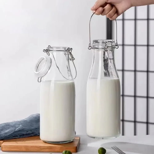 1.5 litres Food Grade Sealed Glass Bottle