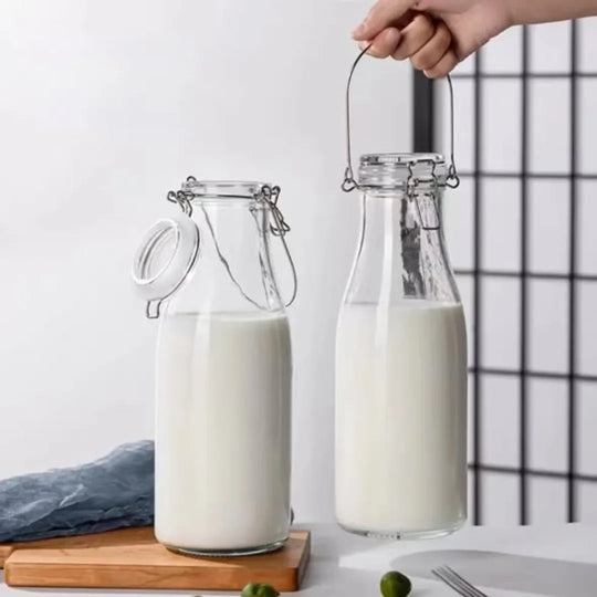 1.5 litres Food Grade Sealed Glass Bottle
